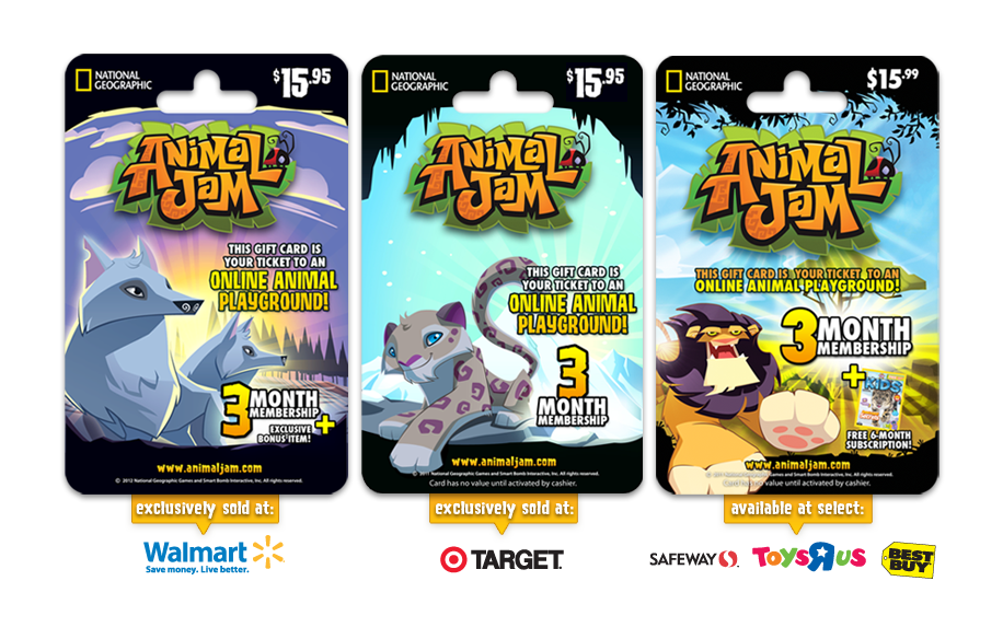 Recent posts in 'Retail Gift Cards & Online Gift Certificates' | Animal Jam  Help Center