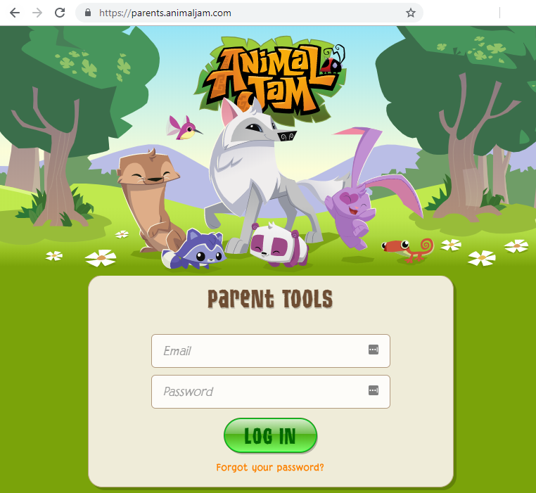 How do I reset the password for my Parent Account? – Animal Jam
