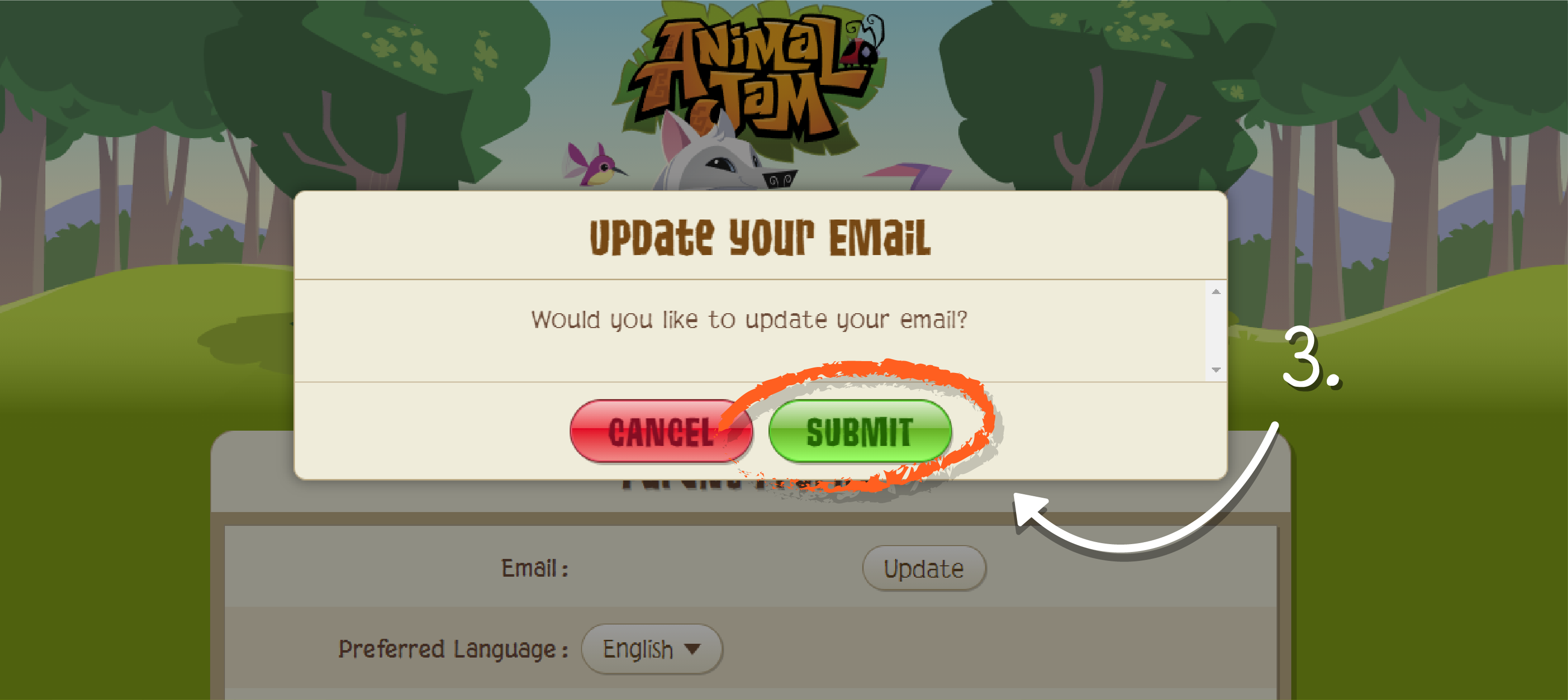 Animal Jam Parent Tools How do I change my Parent Email? – Animal Jam