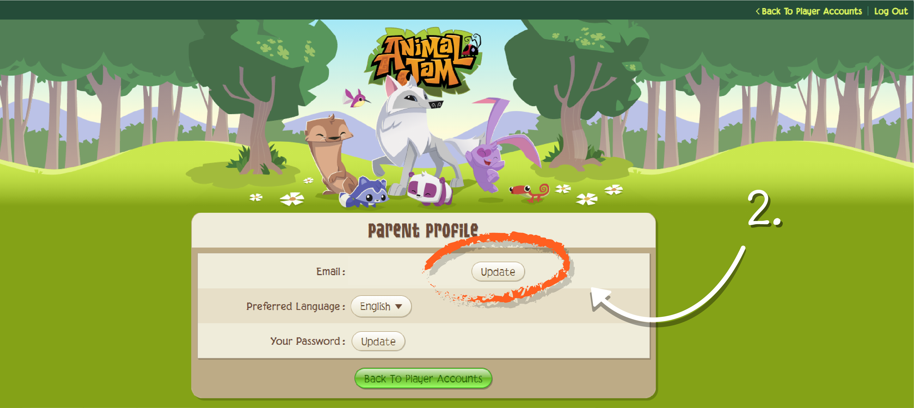 Animal Jam Parent Tools How do I change my Parent Email? – Animal Jam