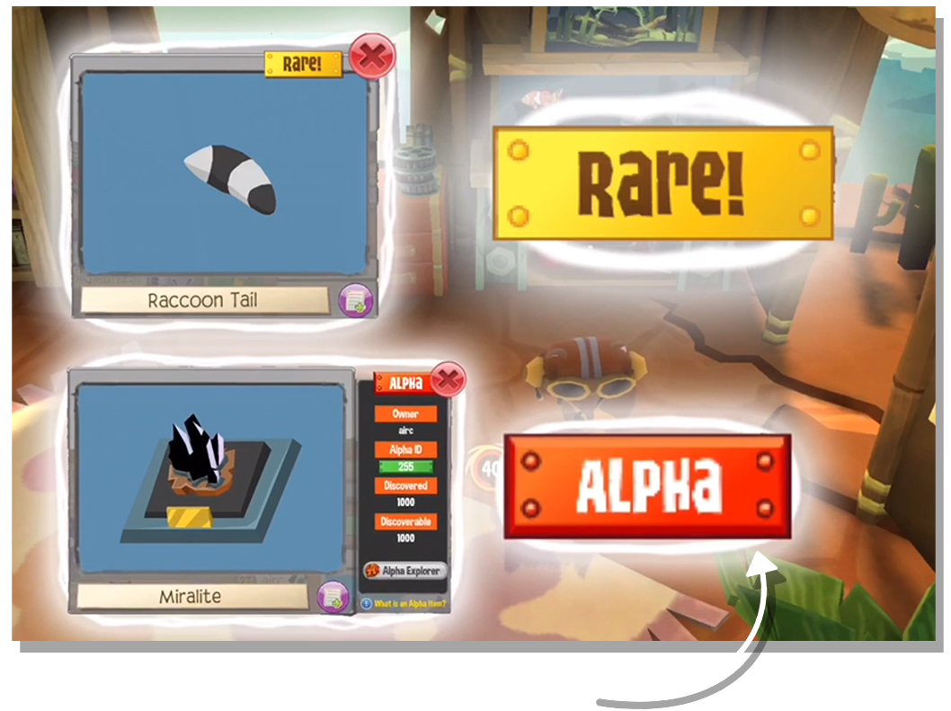 What are Alpha Items? Animal Jam